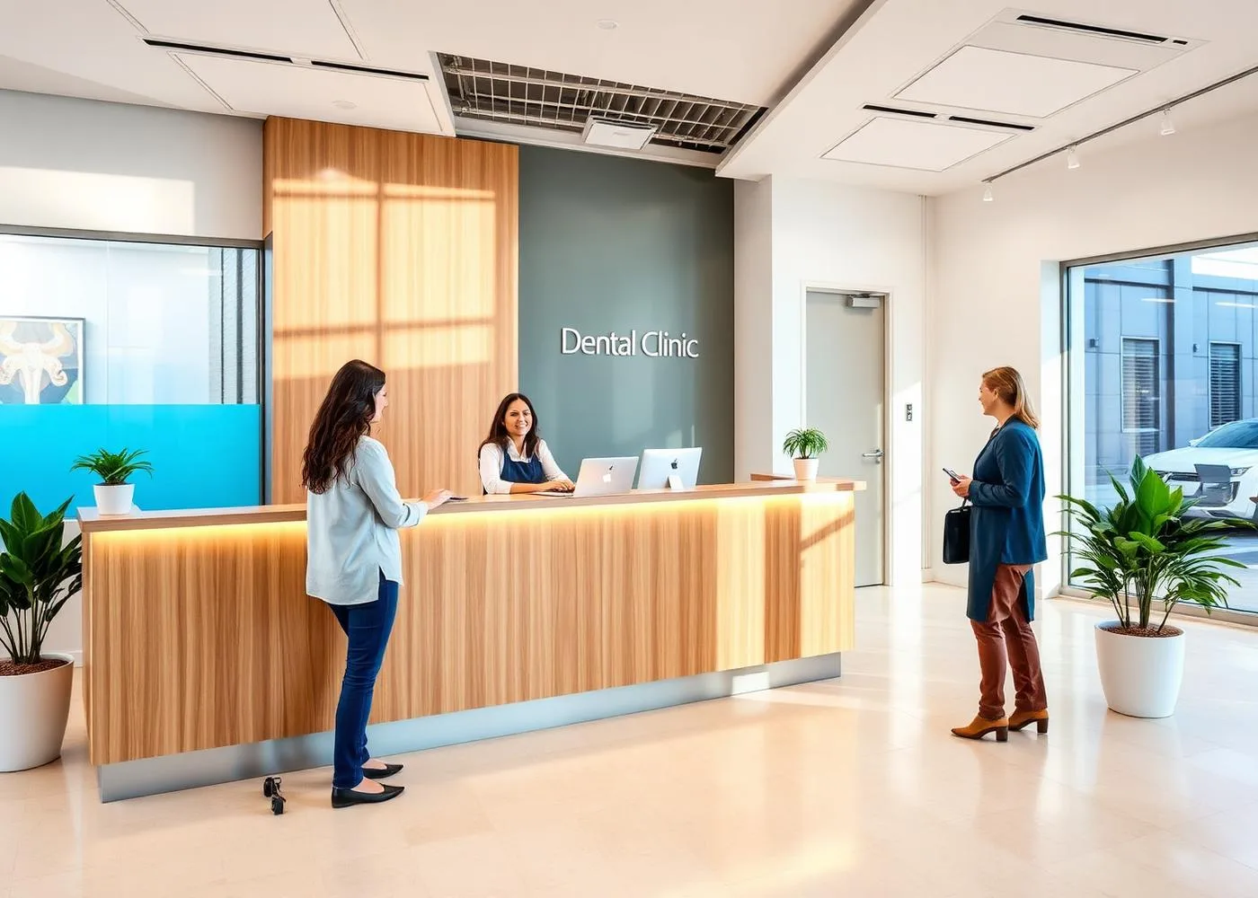 Dentist treating a patient in a modern Florida dental practice