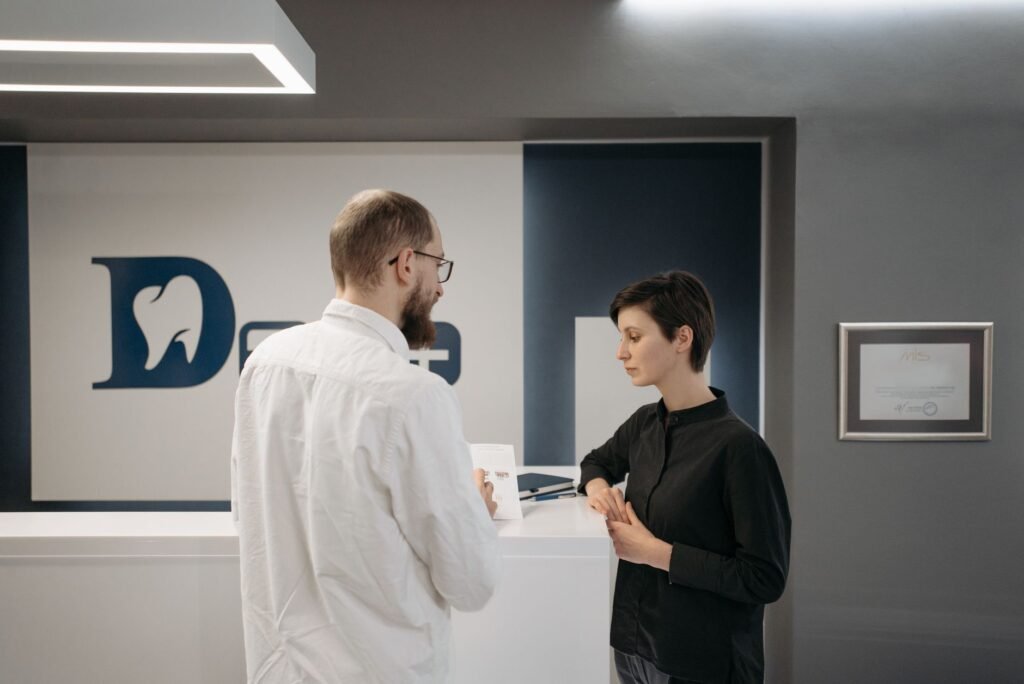 Dental group leadership reviewing marketing performance across multiple Florida locations