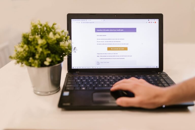 Dental practice email newsletter being drafted on a laptop
